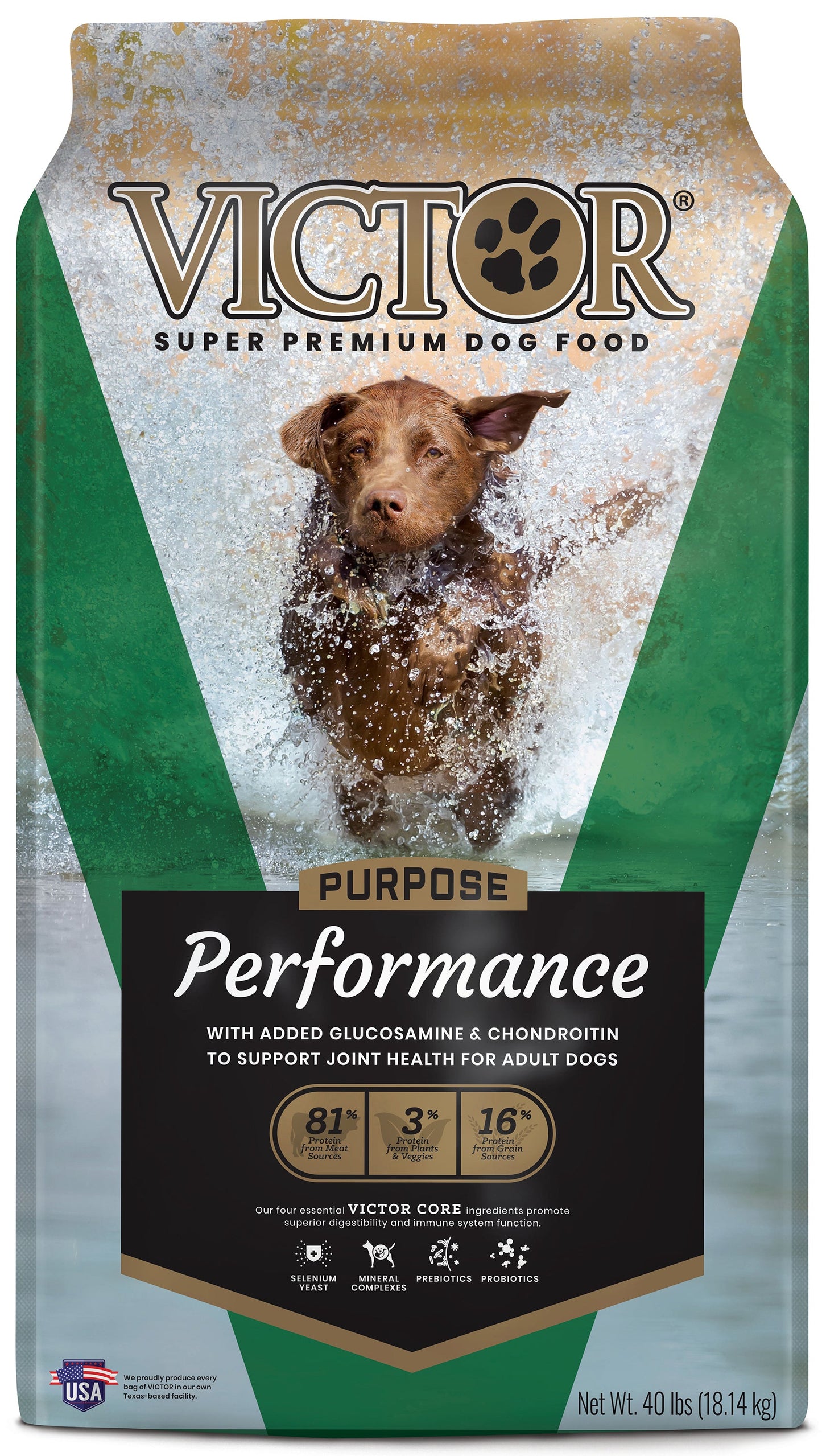 Victor Super Premium Dog Food Purpose Performance Dry Dog Food Beef 40