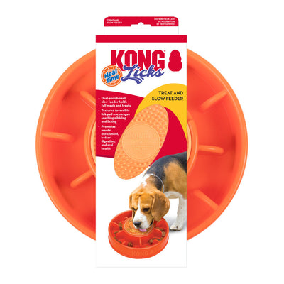 KONG Licks Mealtime Treat-Dispensing Dog Toy & Slow-Feeder Large