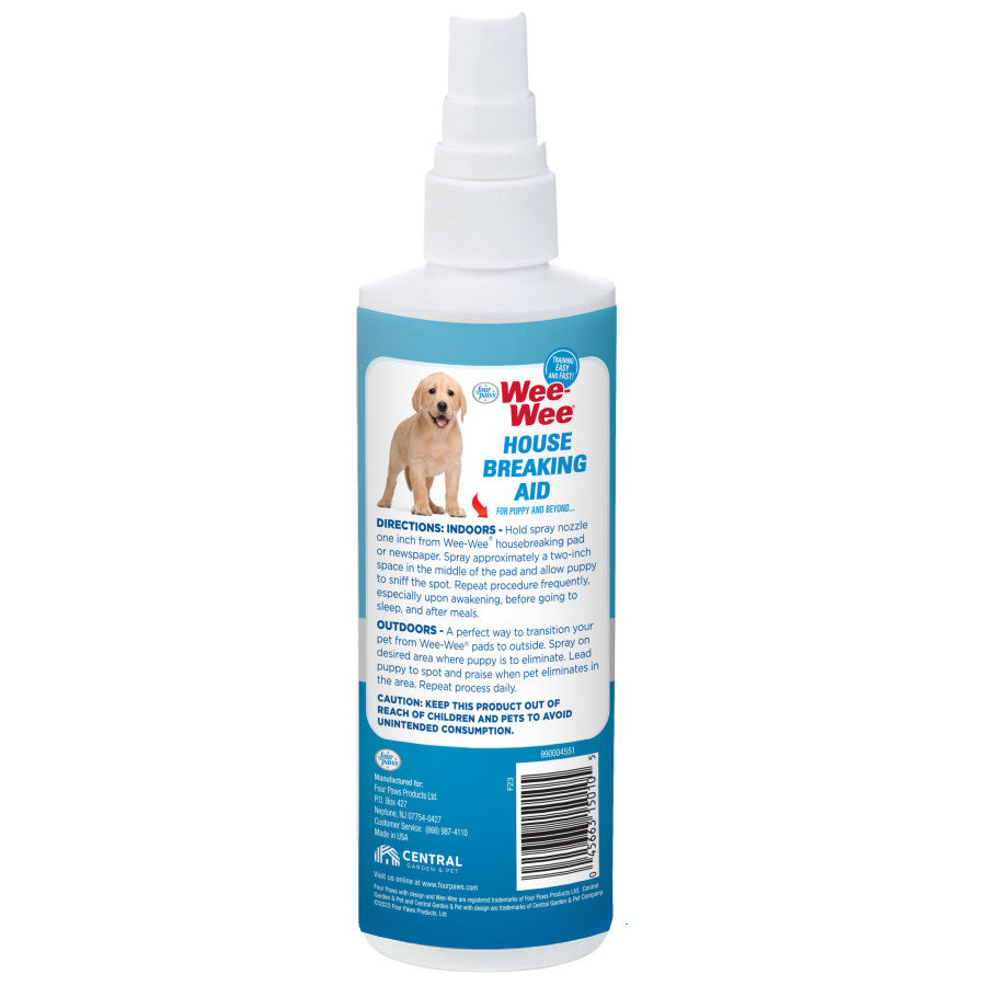 Four Paws WeeWee Housebreaking Aid Puppy Dog Potty Training Spray 8 oz