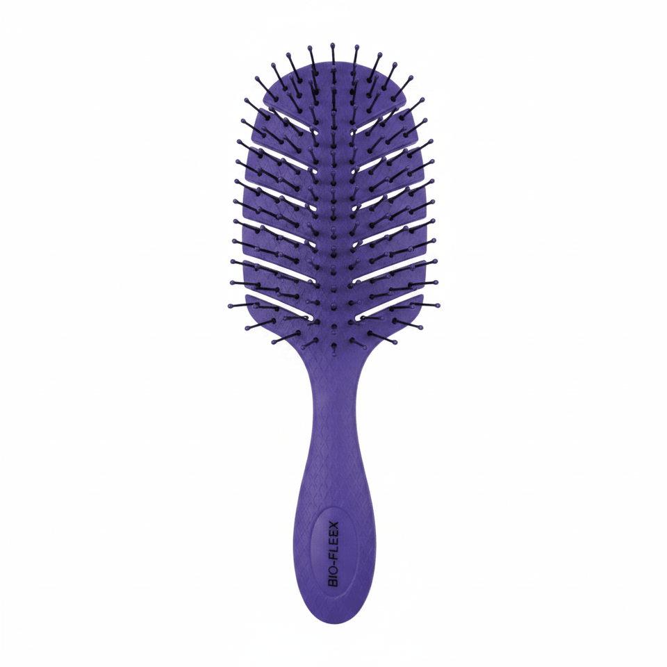 Bass Brushes- The BIO-FLEX Detangling Hair Brush Leaf Shape - Pets Perfect