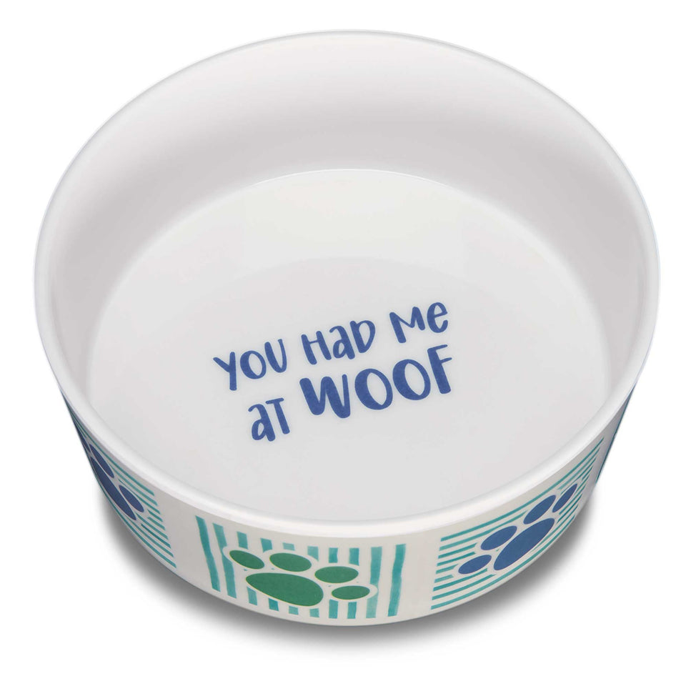 Loving Pets Dolce Moderna Bowl Had Me at Woof, Small