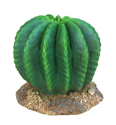 Weco Wecorama Badlands Golden Barrel Cactus Terrarium Ornament - Brown & Green, 3 in