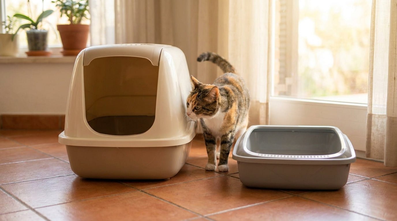 Covered vs Uncovered Litter Boxes: Who the Lid Helps - Pets Perfect
