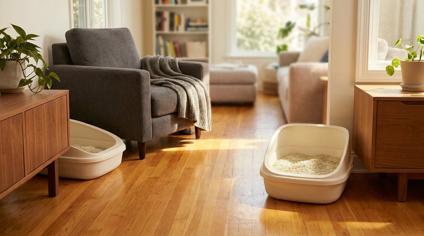 How Many Litter Boxes Do You Need? One More Than That - Pets Perfect