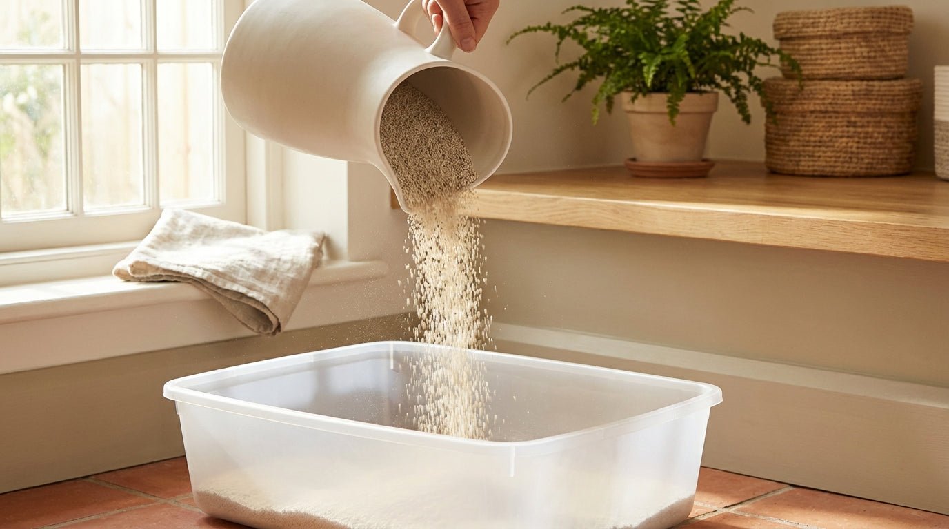 How to Change Cat Litter Without a Box Boycott - Pets Perfect