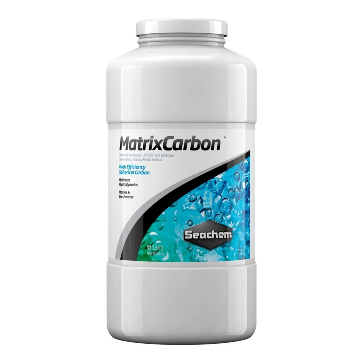 Seachem Laboratories MatrixCarbon Activated Carbon Media 1ea/1 l - Pets Perfect