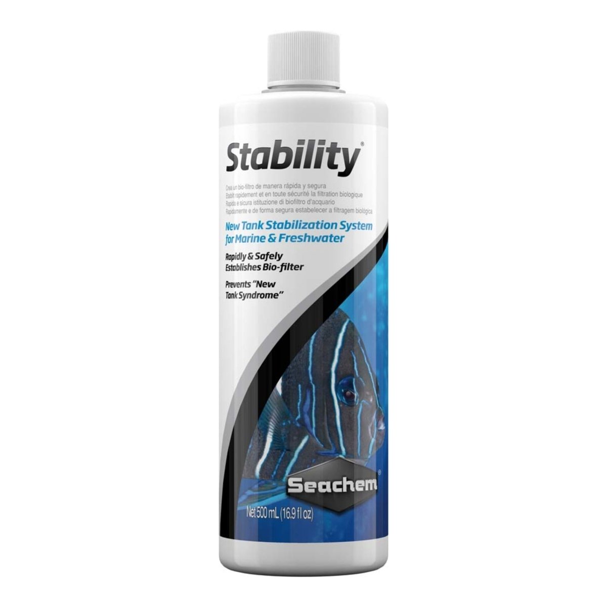 Seachem Laboratories Stability Biological Water Conditioner 1ea/500Ml/16.9 oz - Pets Perfect