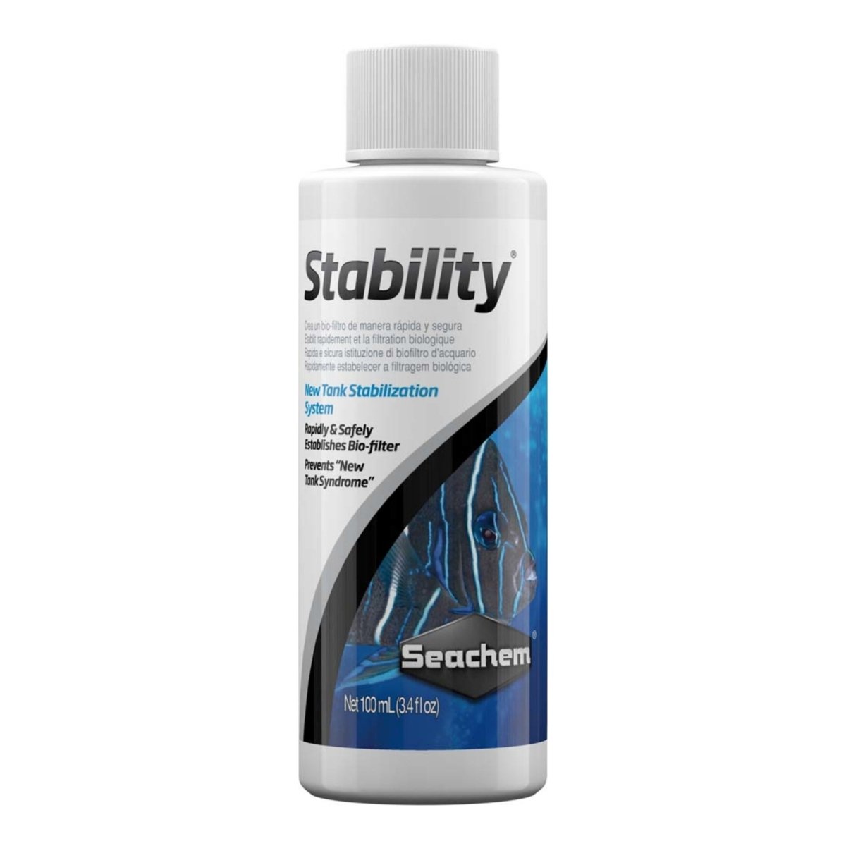 Seachem Laboratories Stability Biological Water Conditioner 1ea/100Ml/3.4 oz - Pets Perfect