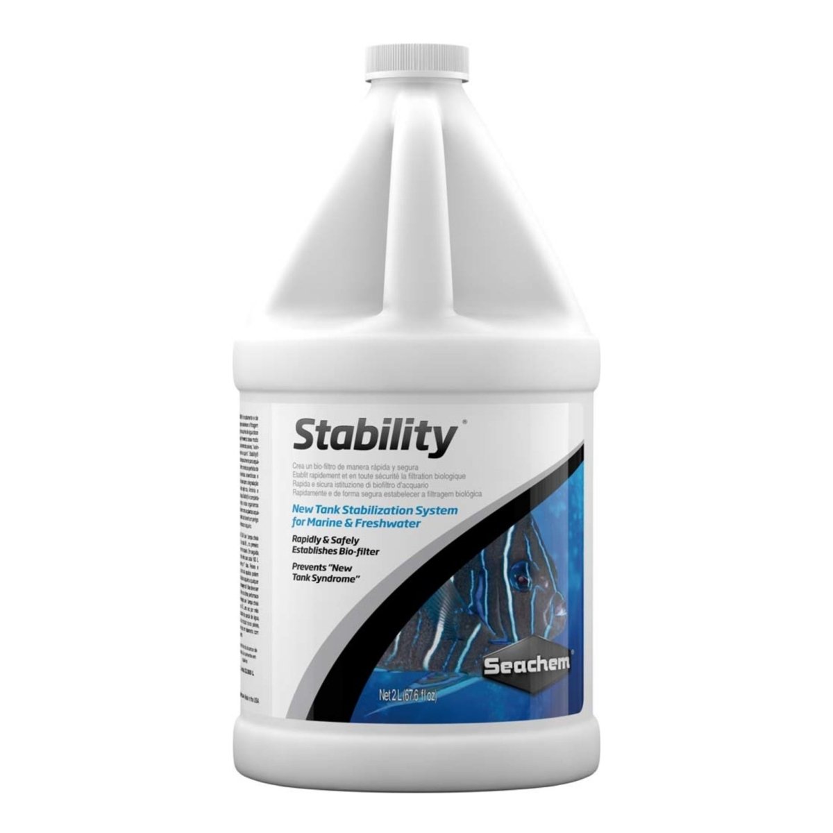 Seachem Laboratories Stability Biological Water Conditioner 1ea/2L/67.6 oz - Pets Perfect
