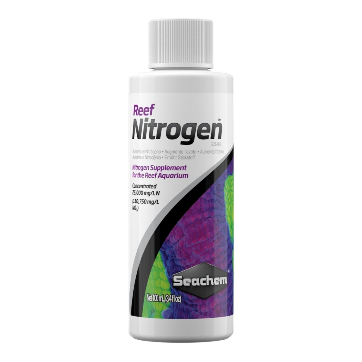Seachem Laboratories Reef Nitrogen Supplement 1ea/100Ml|3.4 oz - Pets Perfect