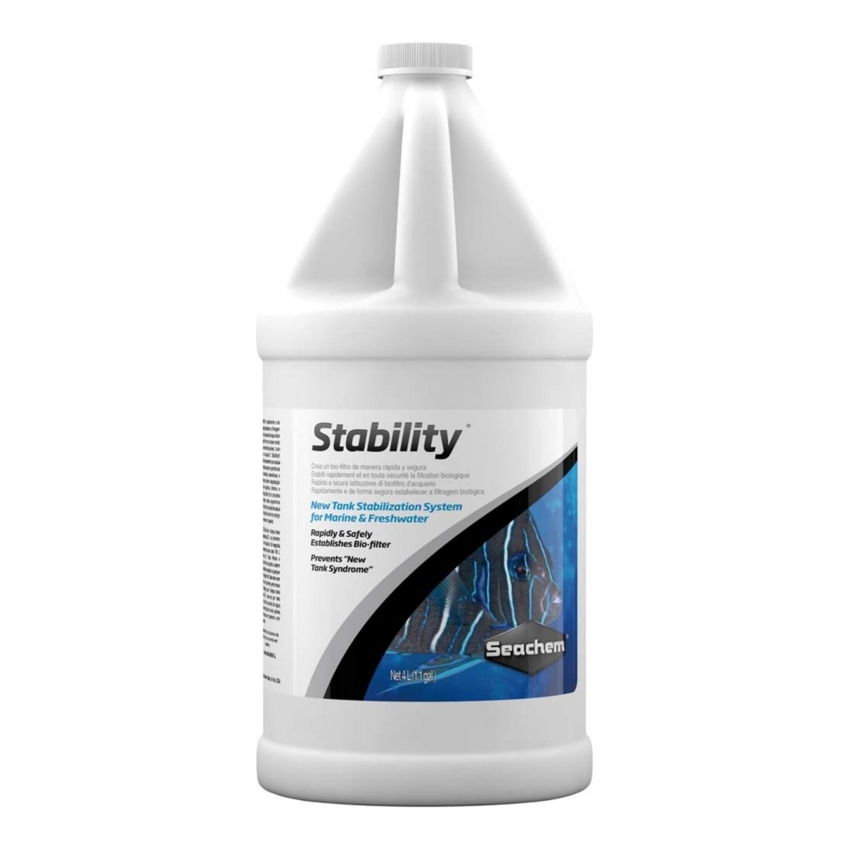 Seachem Laboratories Stability Biological Water Conditioner 1ea/4L/1 gal - Pets Perfect