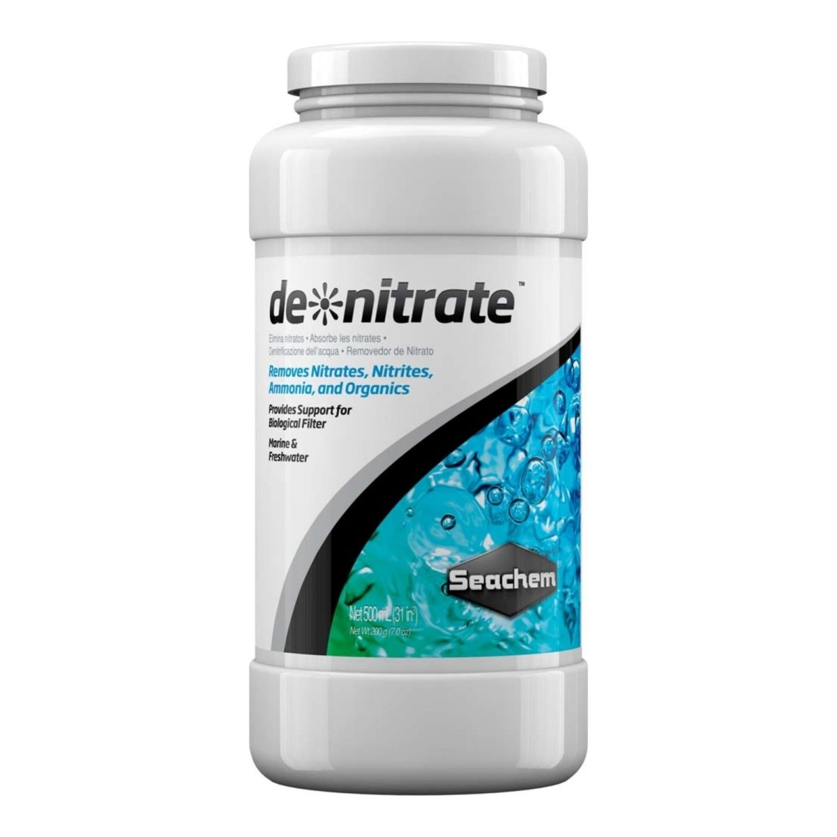 Seachem Laboratories de nitrate Nitrate Remover 1ea/500 ml - Pets Perfect