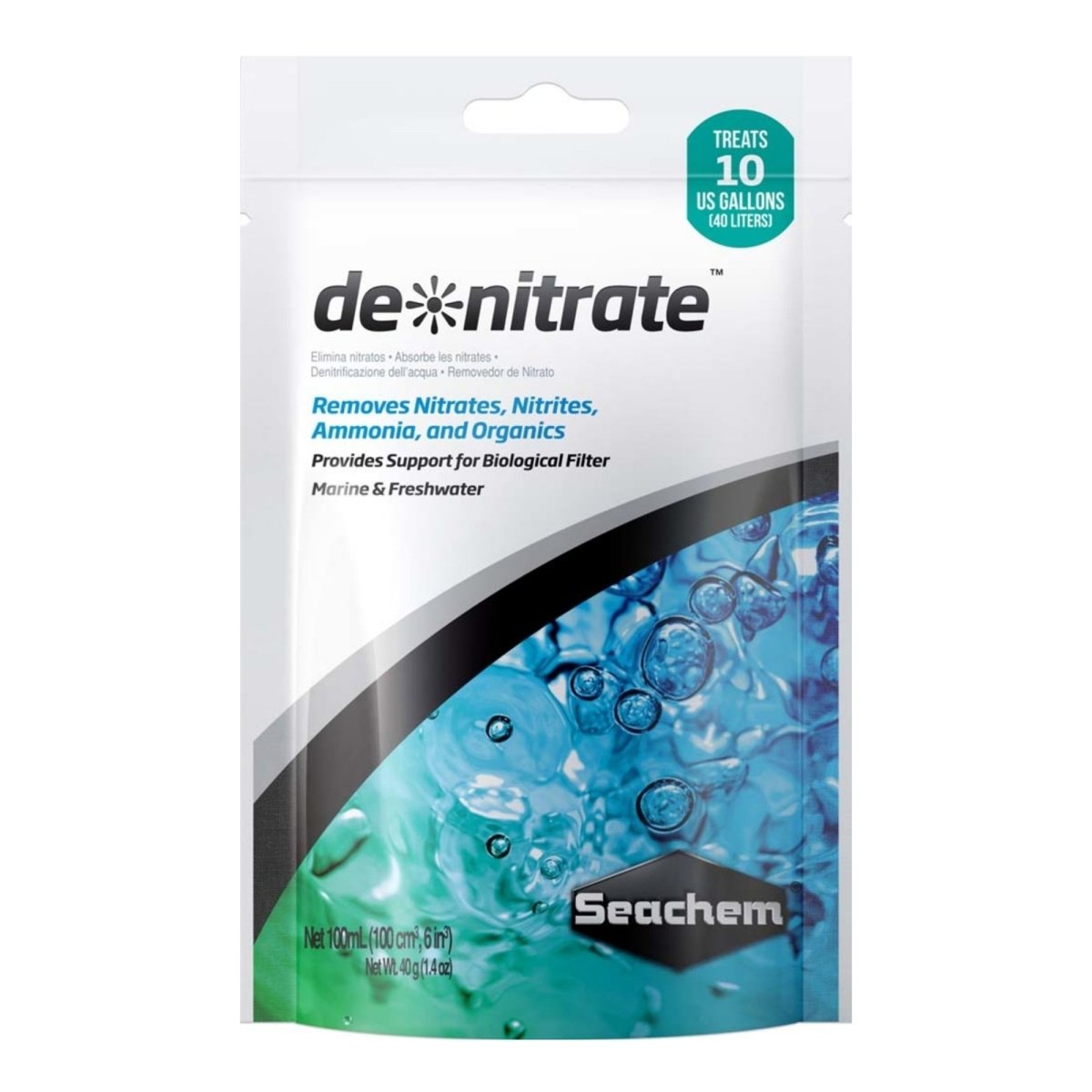 Seachem Laboratories de nitrate Nitrate Remover 1ea/100 ml - Pets Perfect