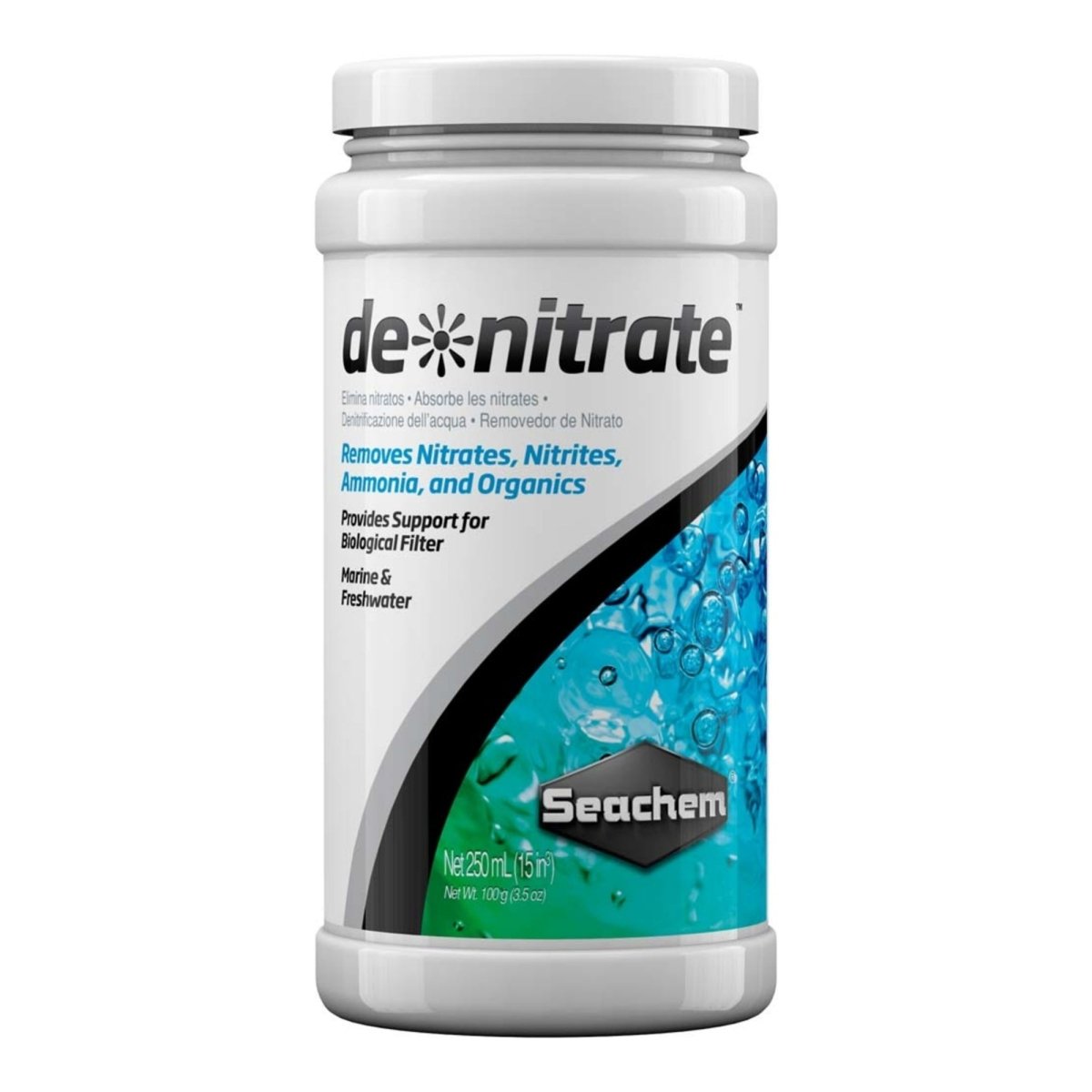 Seachem Laboratories de nitrate Nitrate Remover 1ea/250 ml - Pets Perfect