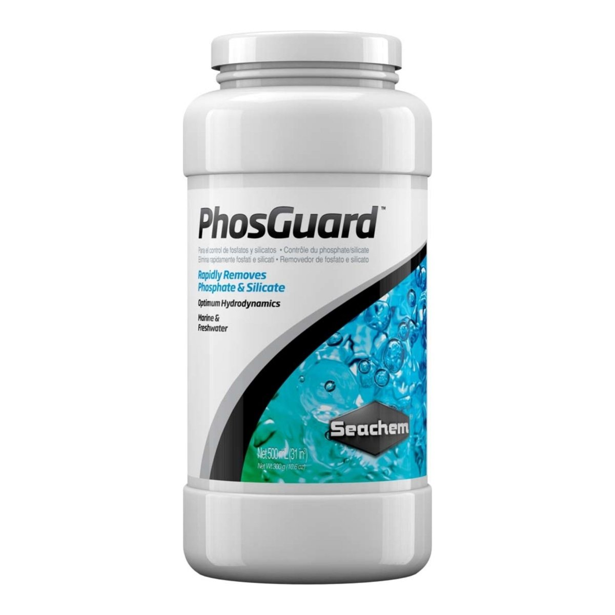 Seachem Laboratories PhosGuard Phosphate and Silicate Remover 1ea/500 ml - Pets Perfect