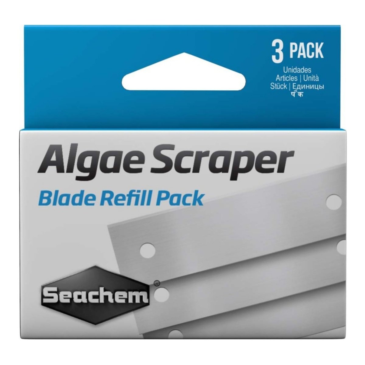 Seachem Laboratories Algae Scraper Replacement Blades White, 1ea/3 pk - Pets Perfect