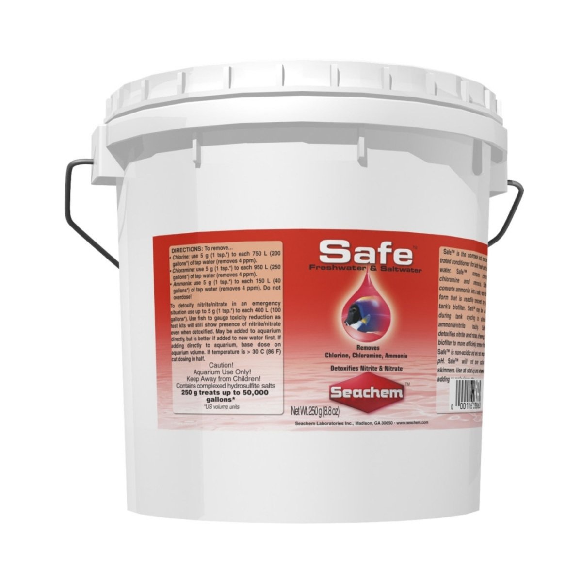 Seachem Laboratories Safe Ammonia Detoxifier 1ea/8.8 lb - Pets Perfect