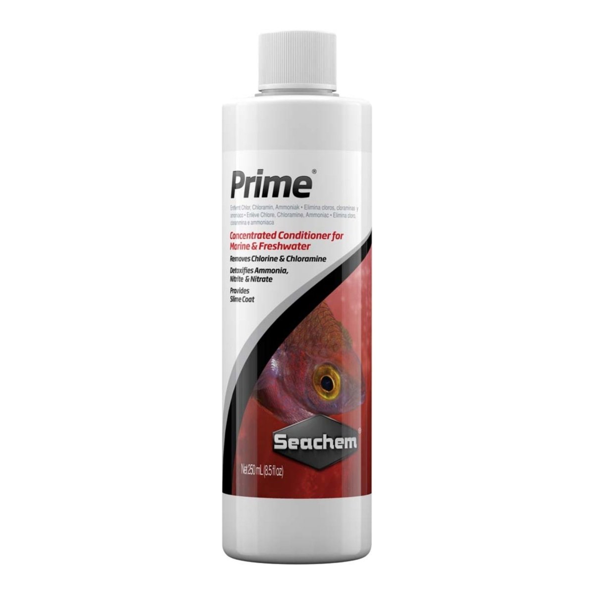 Seachem Laboratories Prime Ammonia Detoxifier 1ea/250Ml/8.5 oz - Pets Perfect