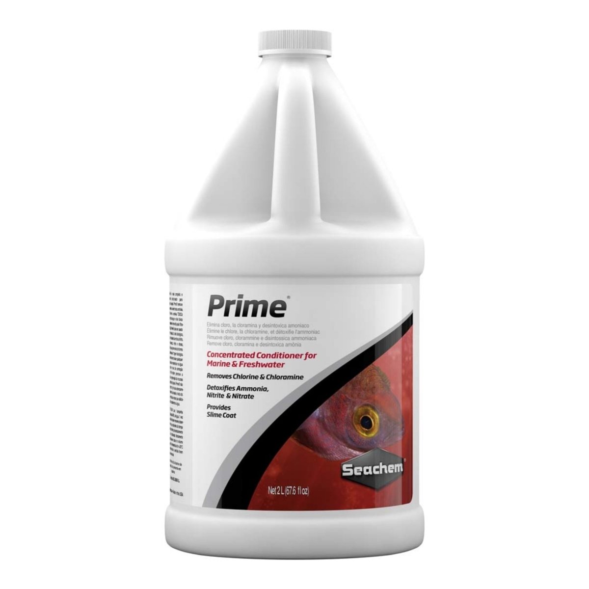 Seachem Laboratories Prime Ammonia Detoxifier 1ea/2L/67.6 oz - Pets Perfect