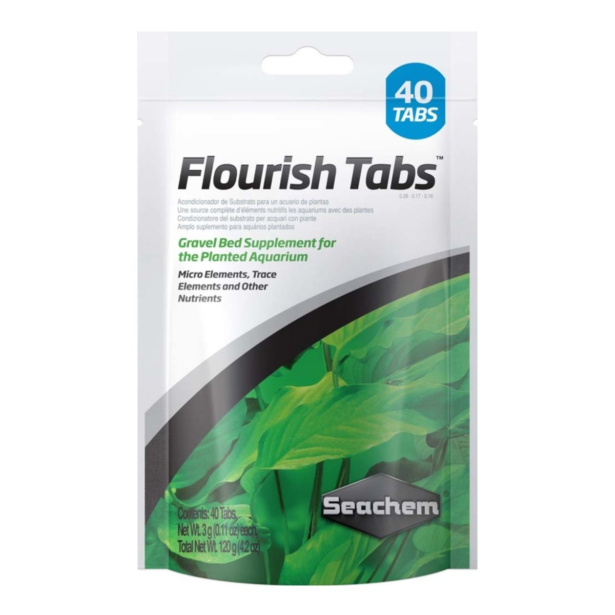 Seachem Laboratories Flourish Tabs Plant Supplement 1ea/4.2 oz, 40 ct - Pets Perfect
