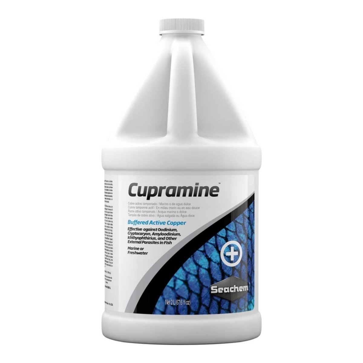 Seachem Laboratories Cupramine Copper Treatment 1ea/67.6 fl. oz. - Pets Perfect