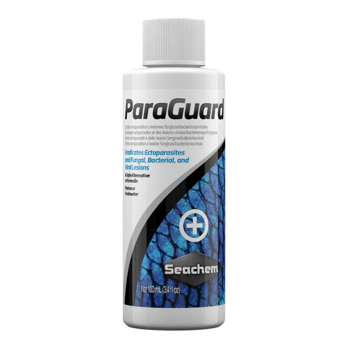 Seachem Laboratories ParaGuard Aldehyde Parasite Control 1ea/3.4 fl oz - Pets Perfect
