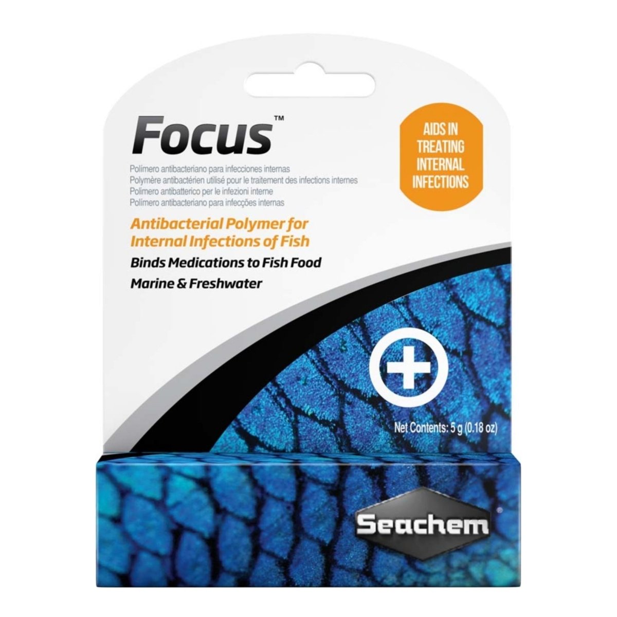 Seachem Laboratories Focus Antibacterial Polymer 1ea/0.2 oz - Pets Perfect