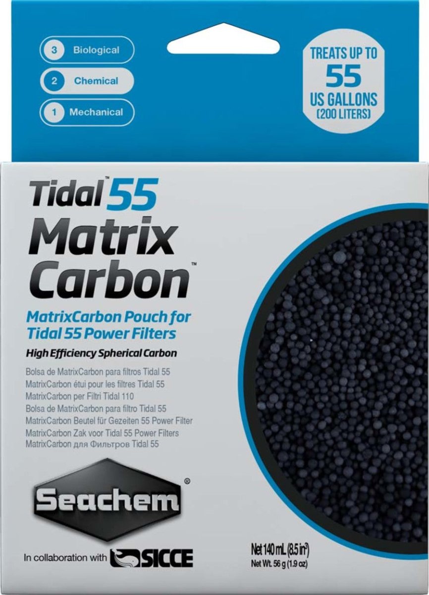 Seachem Laboratories Tidal Matrix Activated Carbon Media 1ea/140 ml - Pets Perfect
