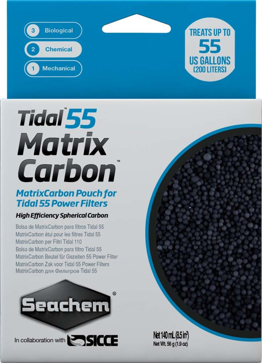 Seachem Laboratories Tidal Matrix Activated Carbon Media 140 mL