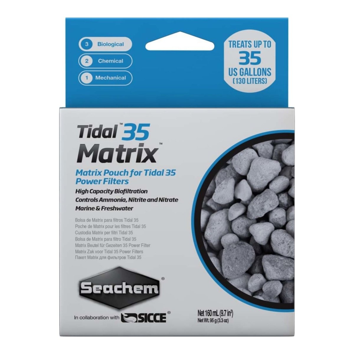 Seachem Laboratories Tidal Matrix Biological Media 1ea/160 ml - Pets Perfect