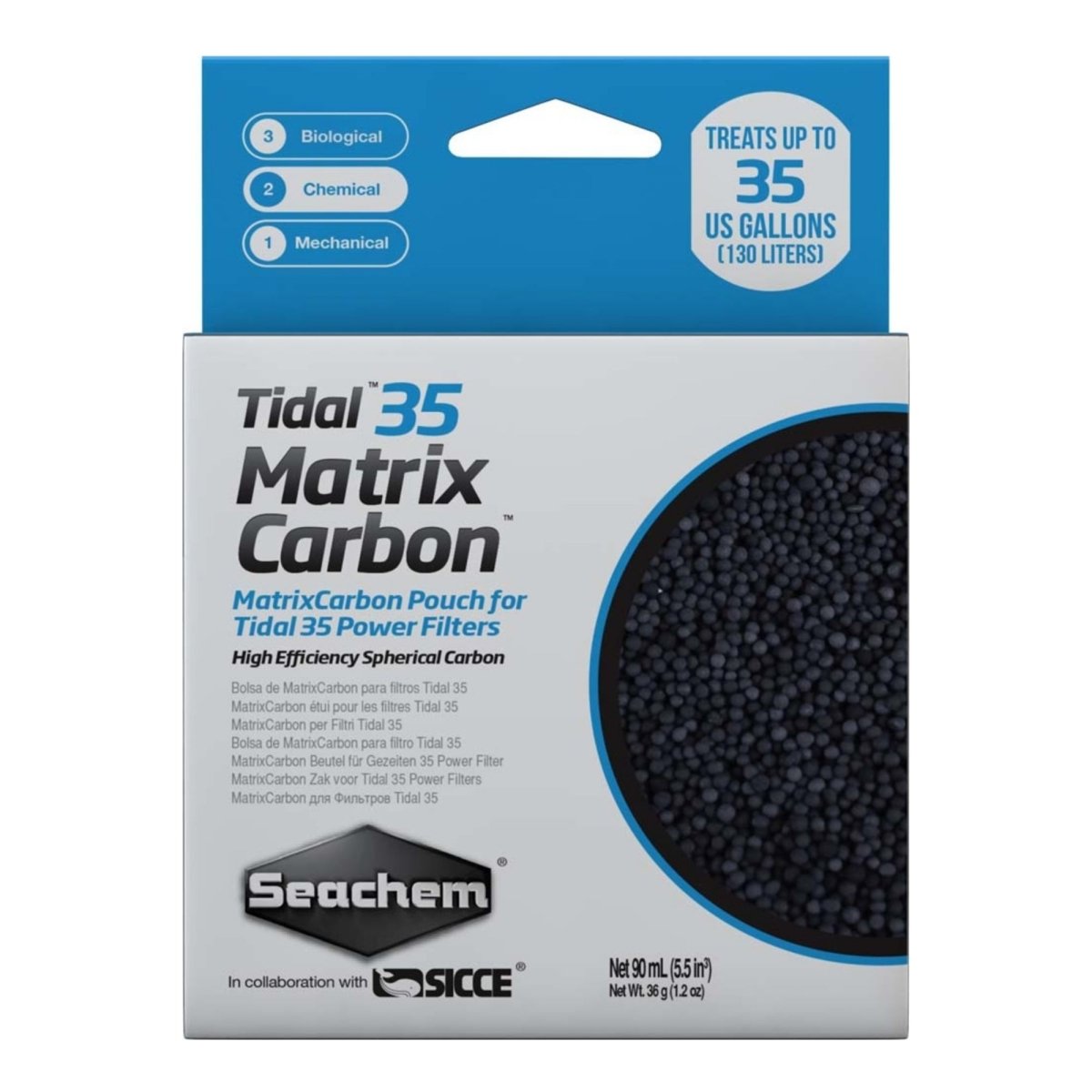 Seachem Laboratories Tidal Matrix Activated Carbon Media 1ea/30 ml - Pets Perfect