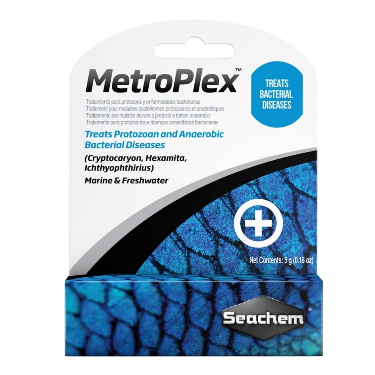 Seachem Laboratories MetroPlex Parasitic and Bacterial Treatment 1ea/0.2 oz - Pets Perfect