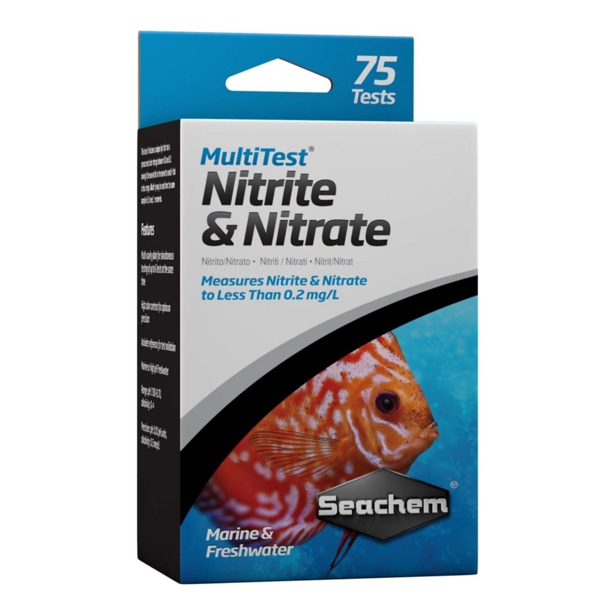 Seachem Laboratories MultiTest Nitrite and Nitrate Test Kit 1ea - Pets Perfect