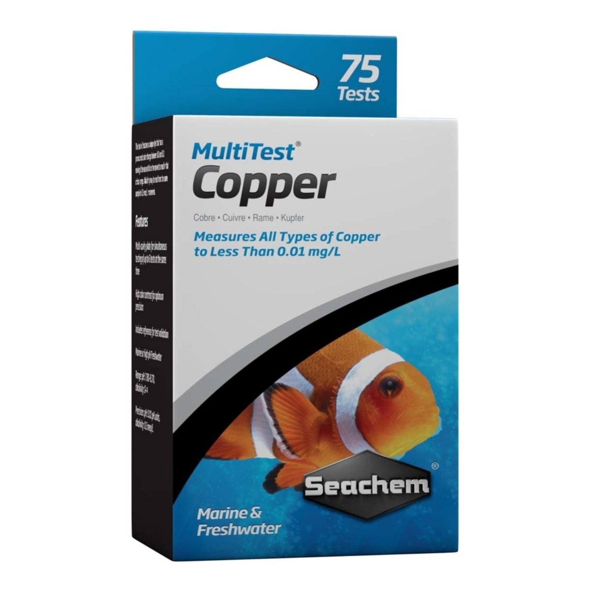 Seachem Laboratories MultiTest Copper Test Kit 1ea - Pets Perfect