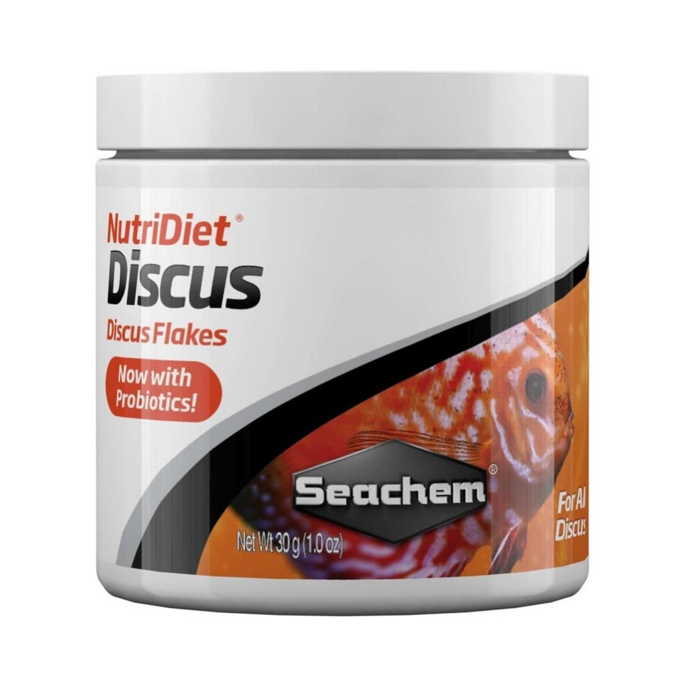 Seachem Laboratories NutriDiet Discus Flakes Fish Food, 1 oz