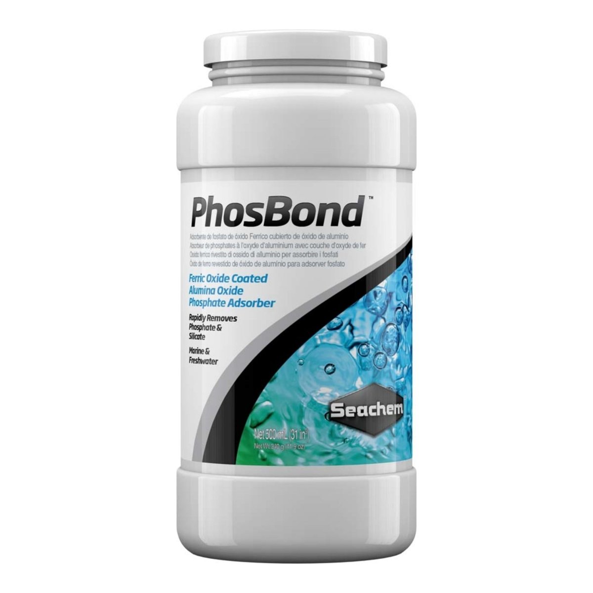 Seachem Laboratories PhosBond Phosphate and Silicate Remover 1ea/500 ml - Pets Perfect