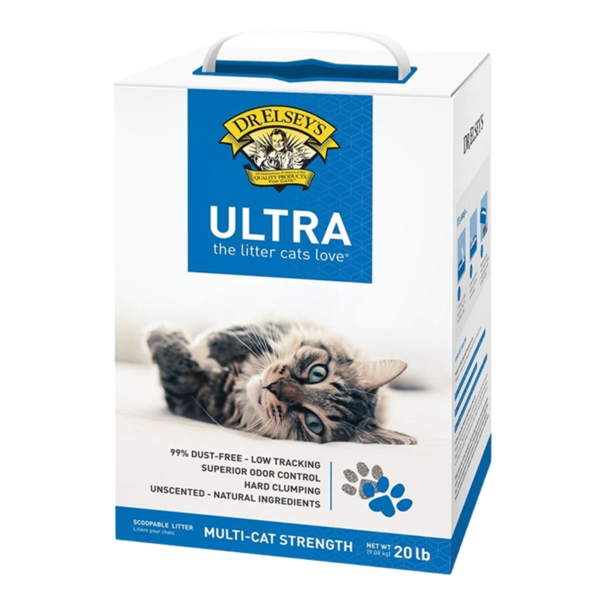 Dr. Elsey's Cat Ultra Clumping Unscented Litter 20Lbs - Pets Perfect