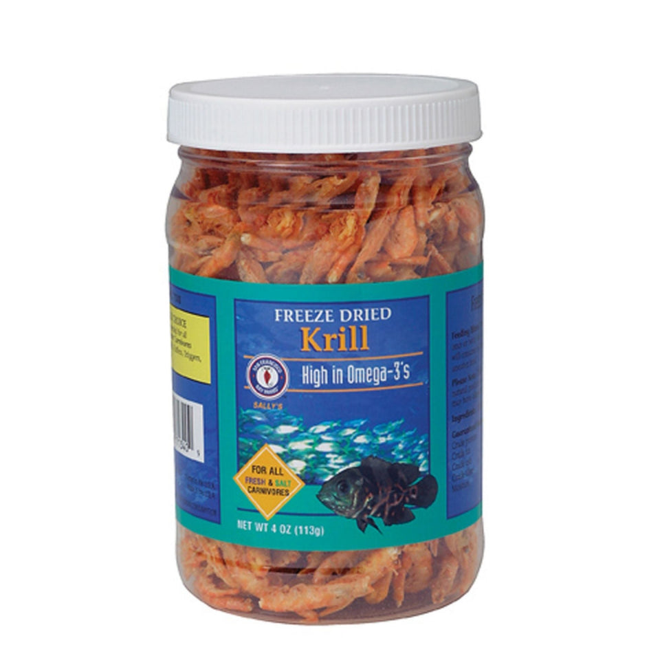 San Francisco Bay Brand Krill Freeze Dried Fish Food 1ea/4oz.