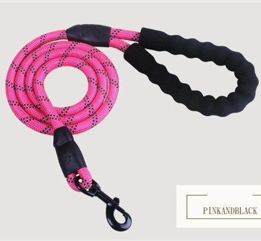 Reflective Comfort Leash - Premium Nylon Dog Leash For Walking And Training - Ultimate Pet Safety And Control