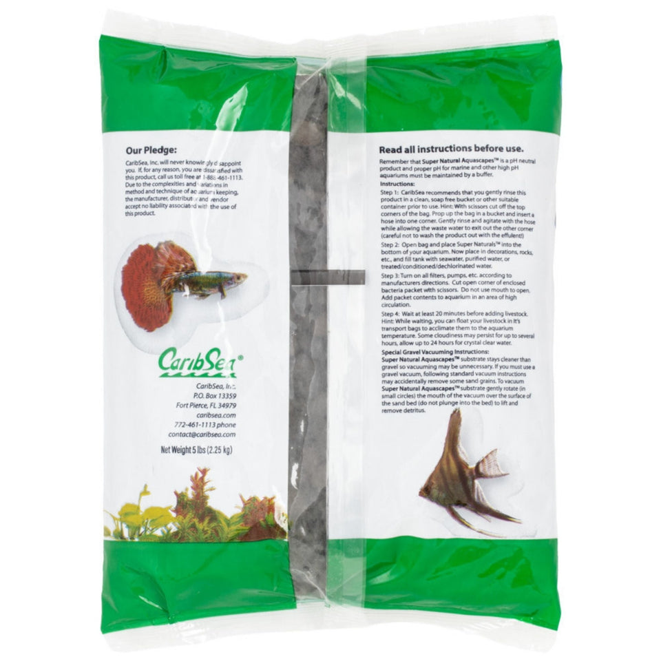 CaribSea Super Natural Aquascapes Aquarium Sand Raven River, 5ea/5 lb - Fish Aquariums Parts