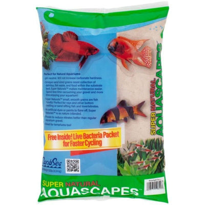 CaribSea Super Natural Aquascapes Sand Moonlight, 4 ct, 10 lb