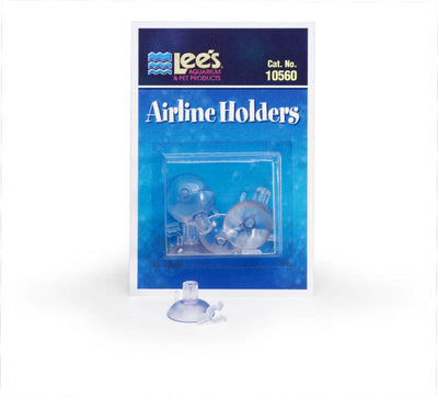 Lee's Aquarium & Pet Products Airline Holder, Clear, 6-Count