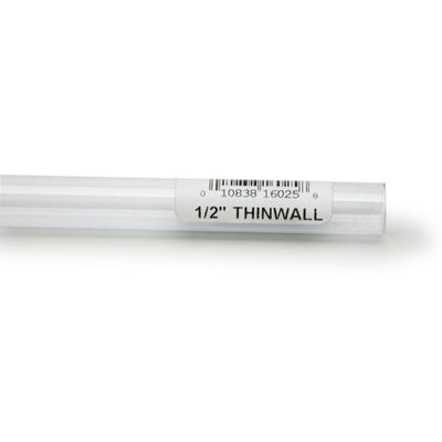Lee's Aquarium & Pet Products Thinwall Rigid Aquarium Tubing Clear, 1ea/1/2 In X 36 in.