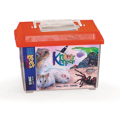 Lee's Aquarium & Pet Products Rectangle Kritter Keeper with Lid Label Assorted, 1ea/0.5 gal, SM