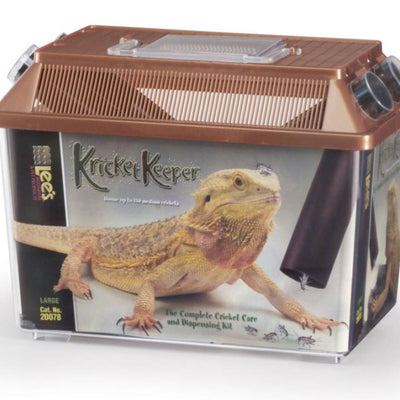 Lee's Aquarium & Pet Products Kricket Keeper Brown, 1ea/LG