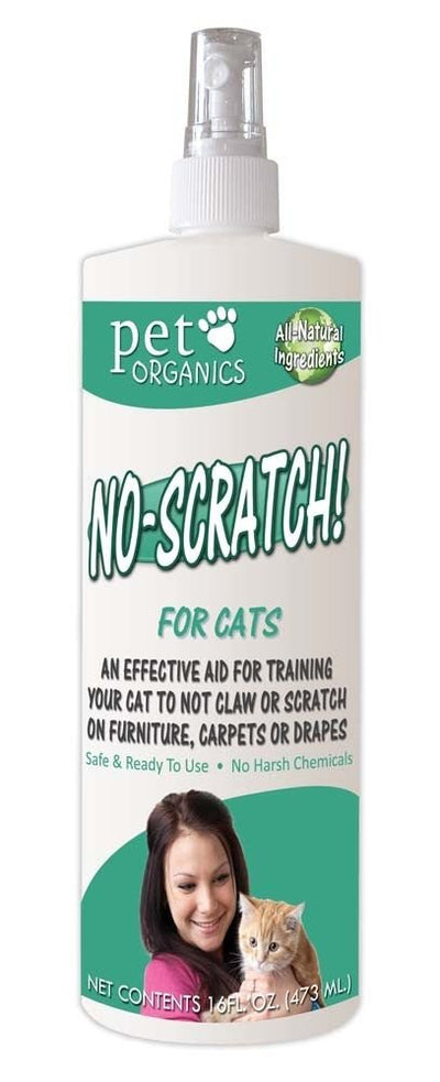 Pet Organics No Scratch Spray for Cats 16 fl oz