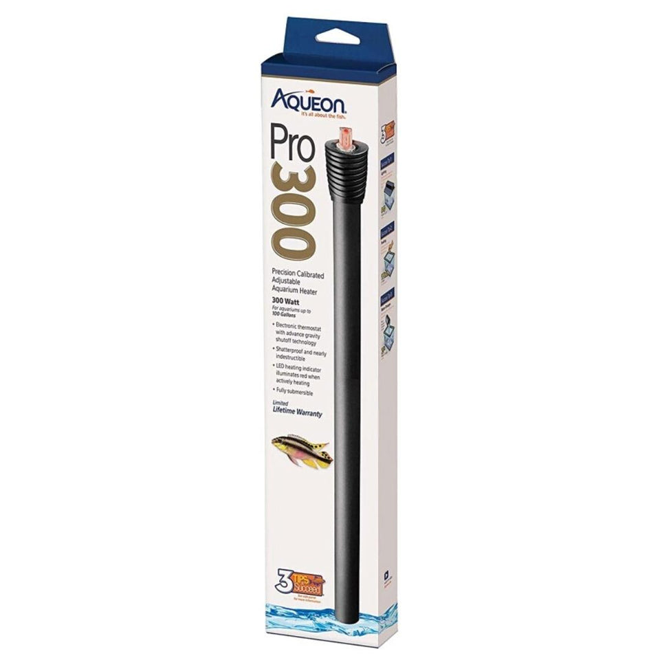 Aqueon Adjustable PRO Aquarium Heater 300 Watts Default Title