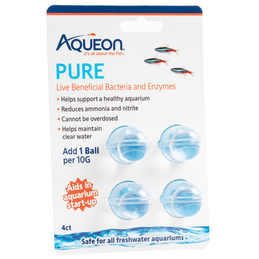 Aqueon PURE Live Beneficial Bacteria 4 Pack,, 6ea/10 gal