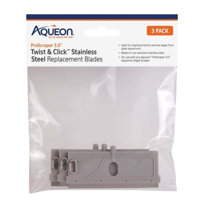 Aqueon ProScraper 3.0 Twist  Click Stainless Steel Replacement Blades 1ea Default Title
