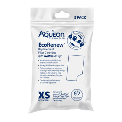 Aqueon Ecorenew Filter Cartridges 1ea/Extra Small 3 Pk Default Title